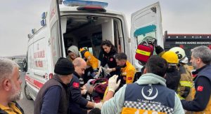 Mardin’de kontrolden çıkan araç takla attı: 2 ölü, 4 yaralı