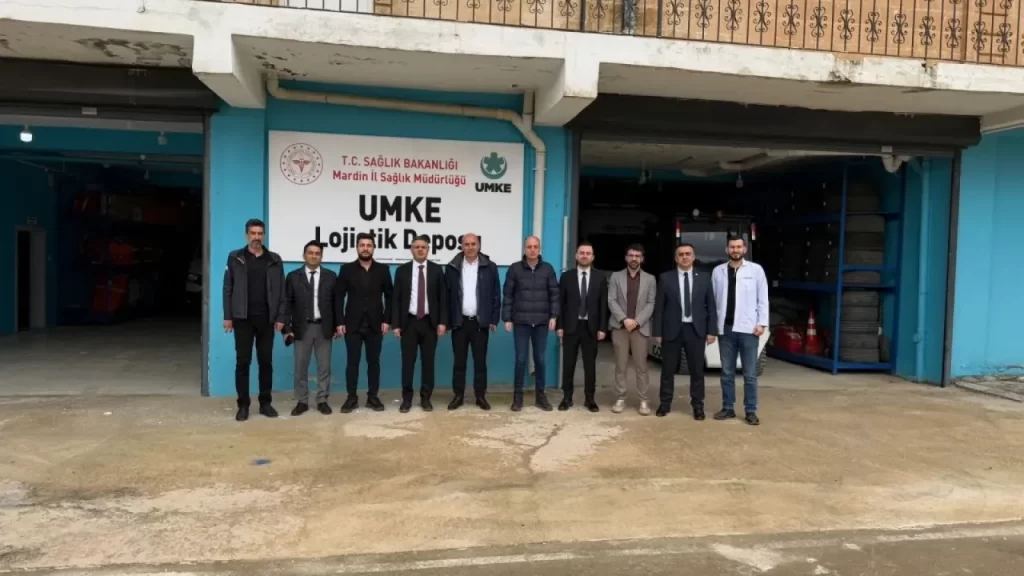 Mardin İl Sağlık Müdürü Yavuz, UMKE Lojistik Deposunu İnceledi
