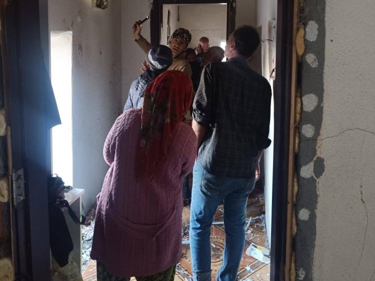 Gaz parlamasıyla Yaşlı Kadın Alevler Arasında Kaldı
