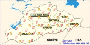 Mardin’de Sıcaklıklar 39 Dereceye Çıkacak