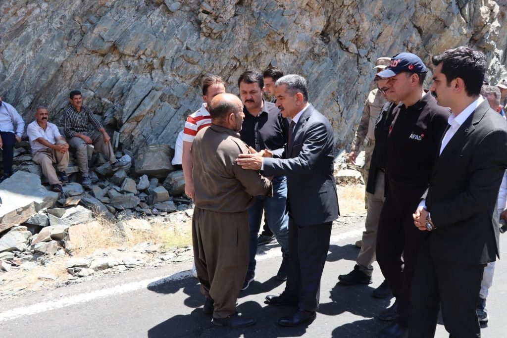 Şırnak Valisi Ekici Arama Çalışmalarını Yerinde İnceledi